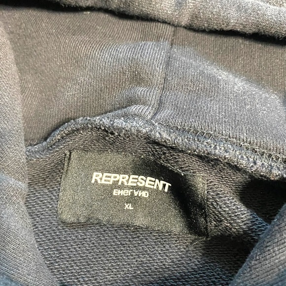 REPRESENTS CLO GITH SKULL fire streetwear hoodie man XL - Picture 2 of 12